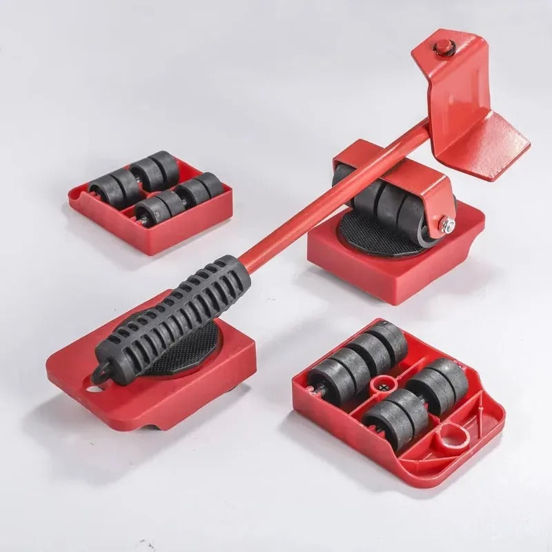 Furniture Lift Mover Tool Set – 5 pcs Heavy Duty Rollers For Effortless Moving & Lifting