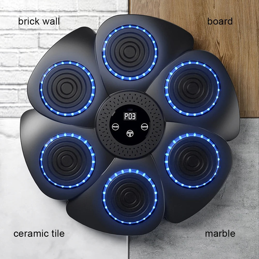 Music Boxing Machine Smart Bluetooth-Compatible Boxing Machine Wall Mounted Workout Boxing Target Machine